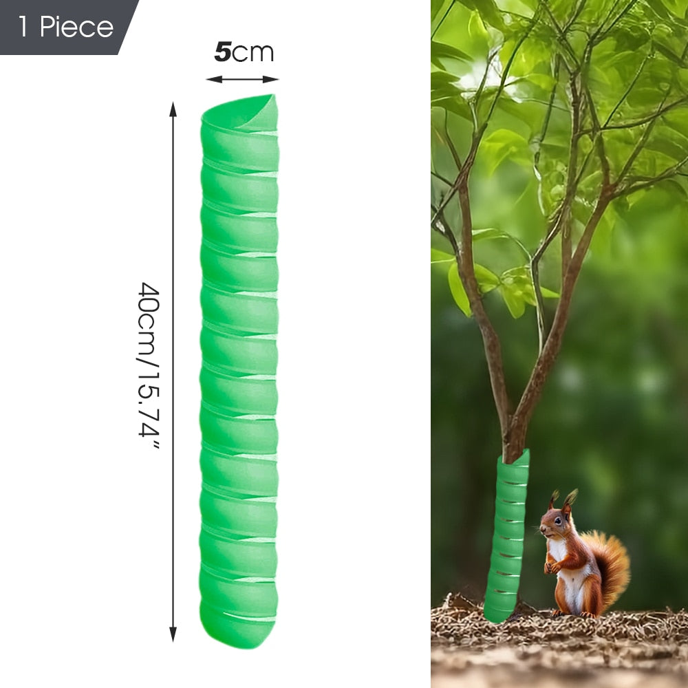 Tree Trunk Protector, Plastic Spiral Plant Guard Wraps