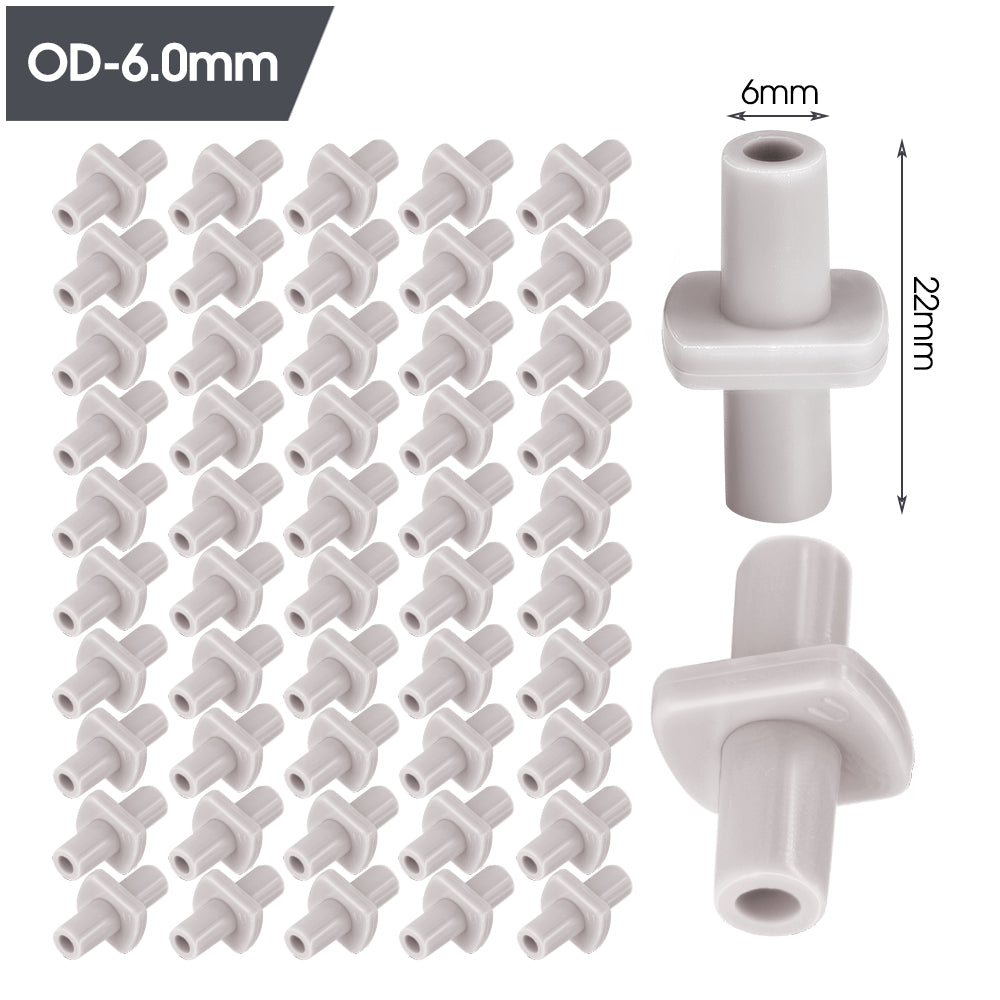 50PCS OD-6.0mm Coupling Adapter