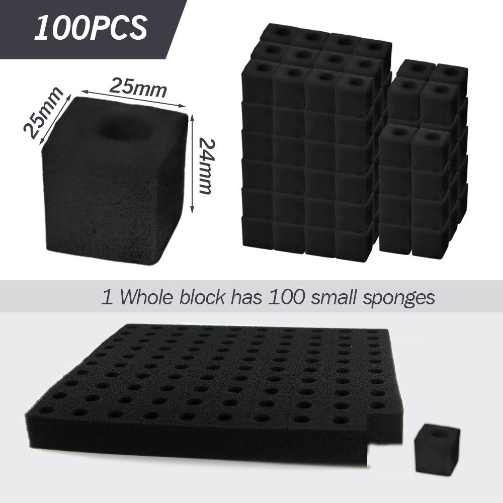 Hydroponic Sponge Planting Tool, Square Seedling Sponge, Greenhouse Soilless Cultivation for Small Bud Growth