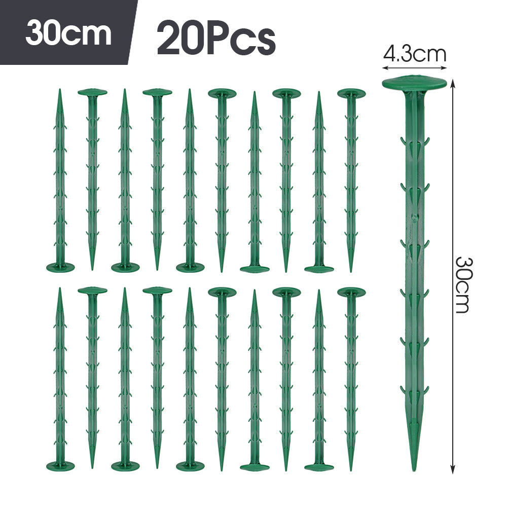 Earth Staples Green, Set of 20