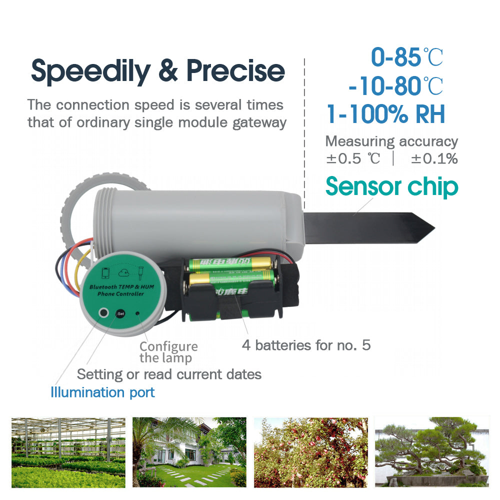 Zigbee Soil Sensor Kit, Zigbee Soil Tester, Zigbee Gateway