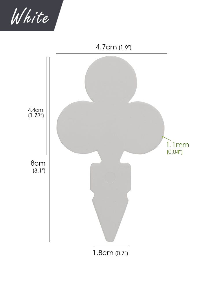 N317 Flower-shaped Plant Labels