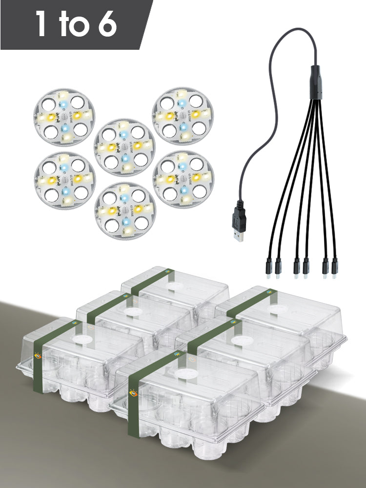 N294 LED Grow Light Cup Tray Kits