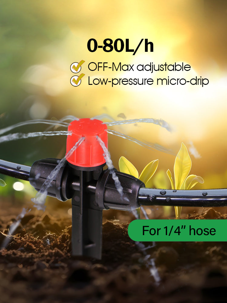 N360 Stake Sprinkler, Dual Secure Lock Nuts