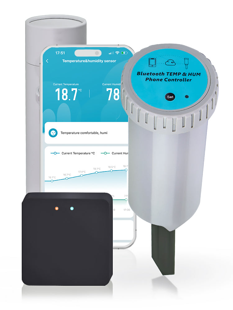 N335 2-IN-1 Bluetooth Soil Sensor with Gateway