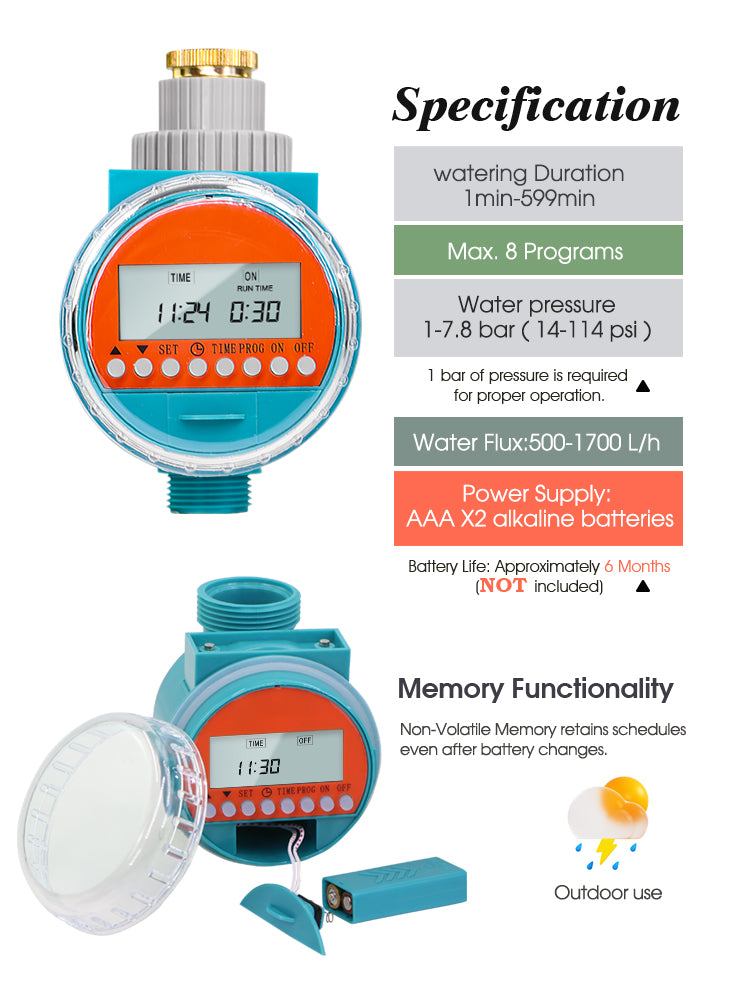 N338 Rain Sensor Timer