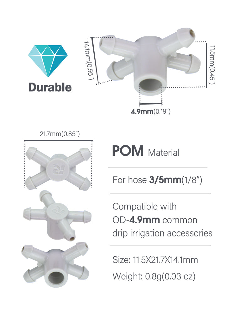 N353 1-in-4-out Connector, Pack of 50