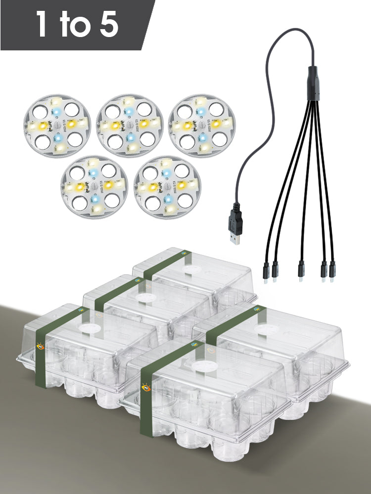 N294 LED Grow Light Cup Tray Kits