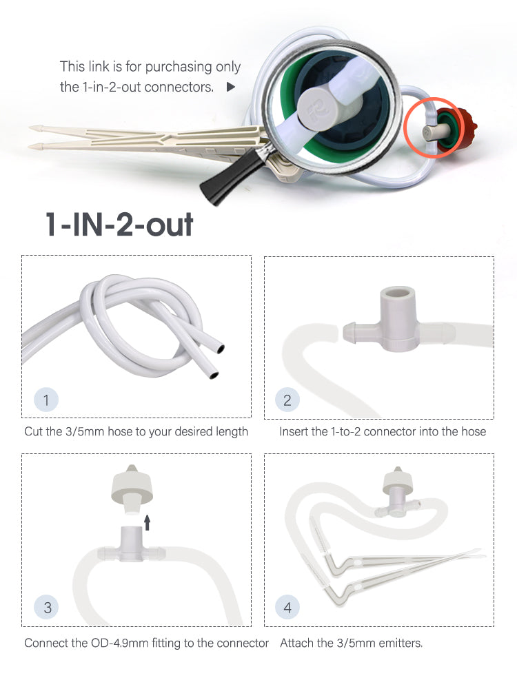 N352 1-in-2-out Connector, Pack of 50