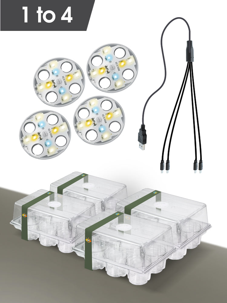 N294 LED Grow Light Cup Tray Kits