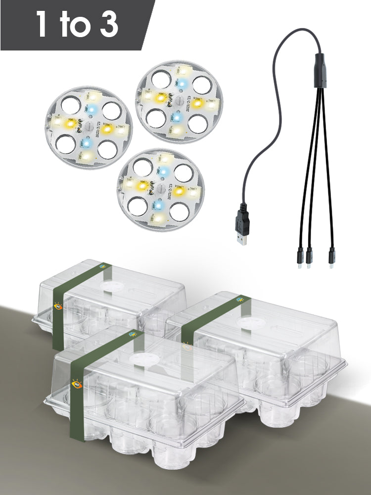 N294 LED Grow Light Cup Tray Kits