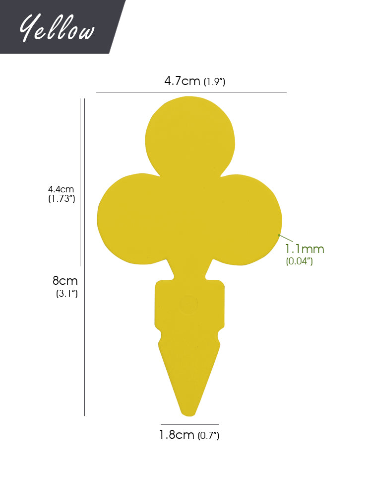 N317 Flower-shaped Plant Labels