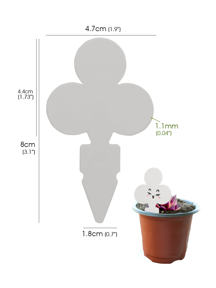 N317 Flower-shaped Plant Labels