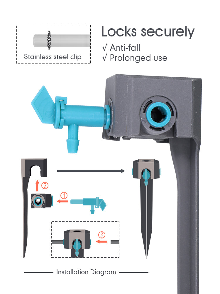 N361 Stake Dripper, Heavy Duty