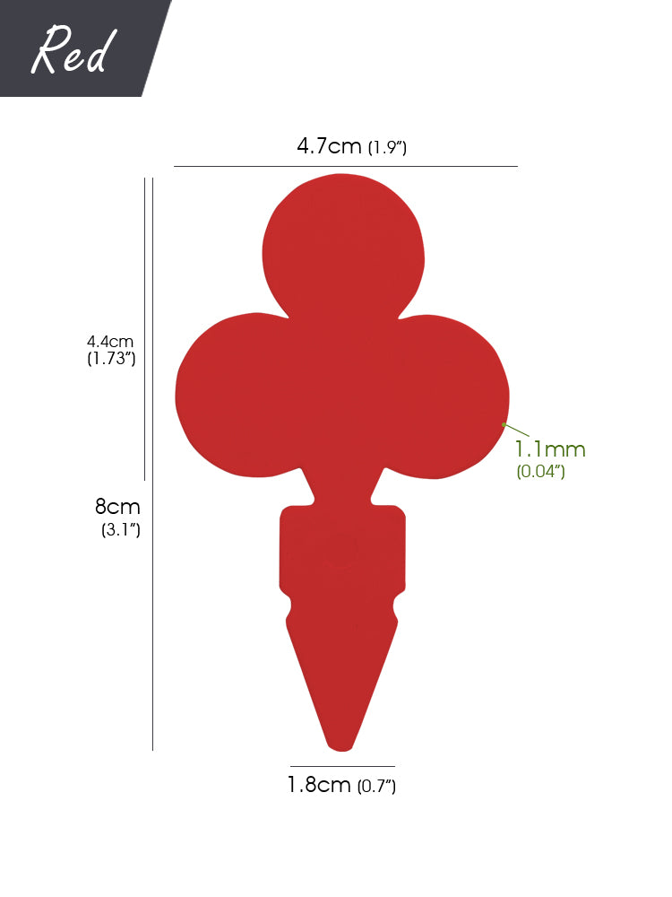 N317 Flower-shaped Plant Labels