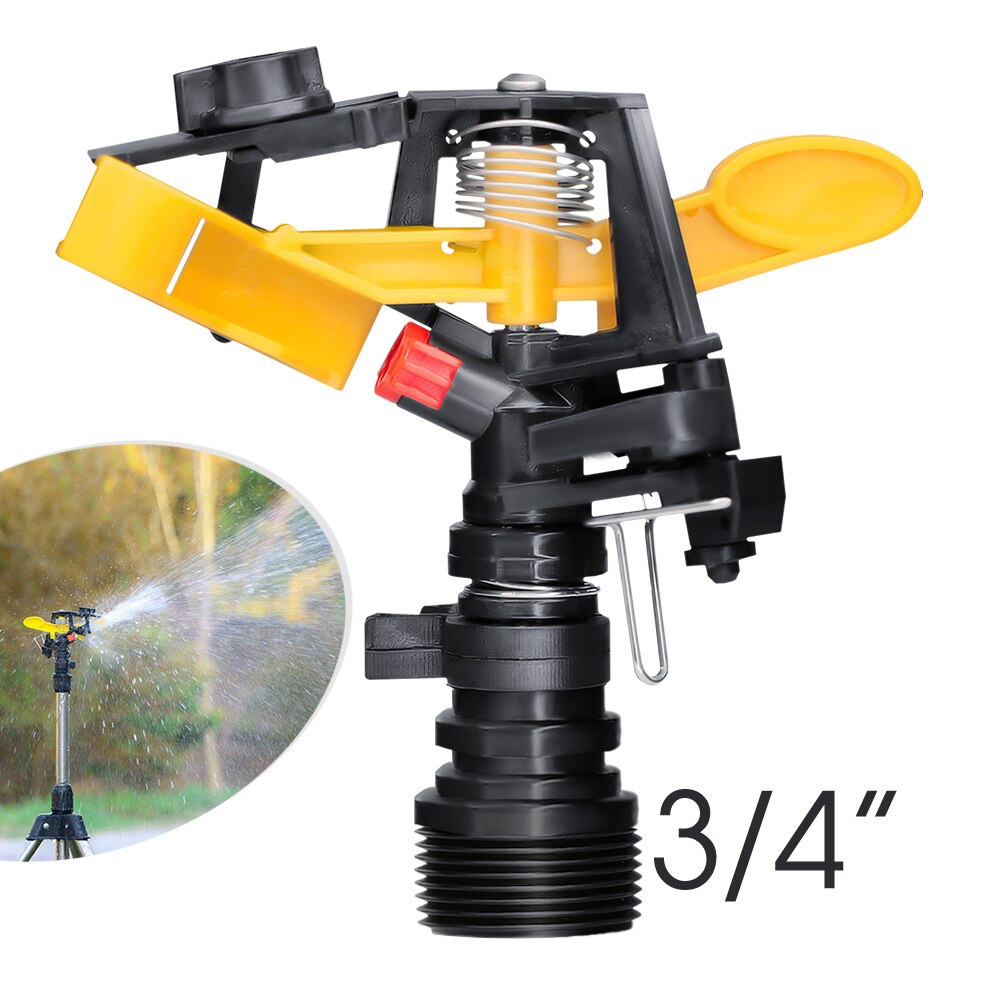 1/2'' 3/4'' Male Rotating Rocker Sprinklers, 360° Adjustable Rotary Jet Nozzles