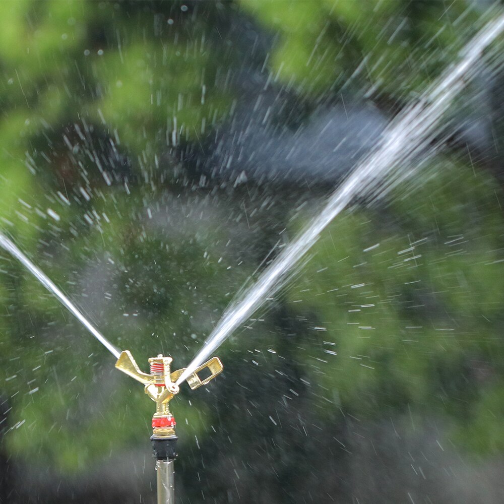 1/2'' 3/4'' Rotating Agricultural Irrigation Sprinkler, Zinc Alloy 360° Rocker Arm