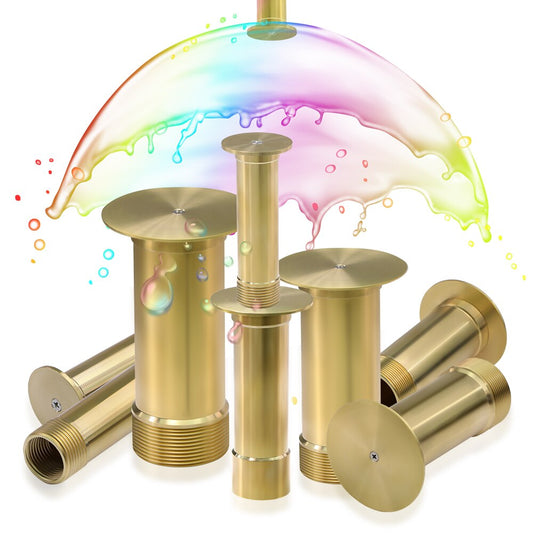 Brass Bell Fountain Nozzle, Display Mushroom Water Spray