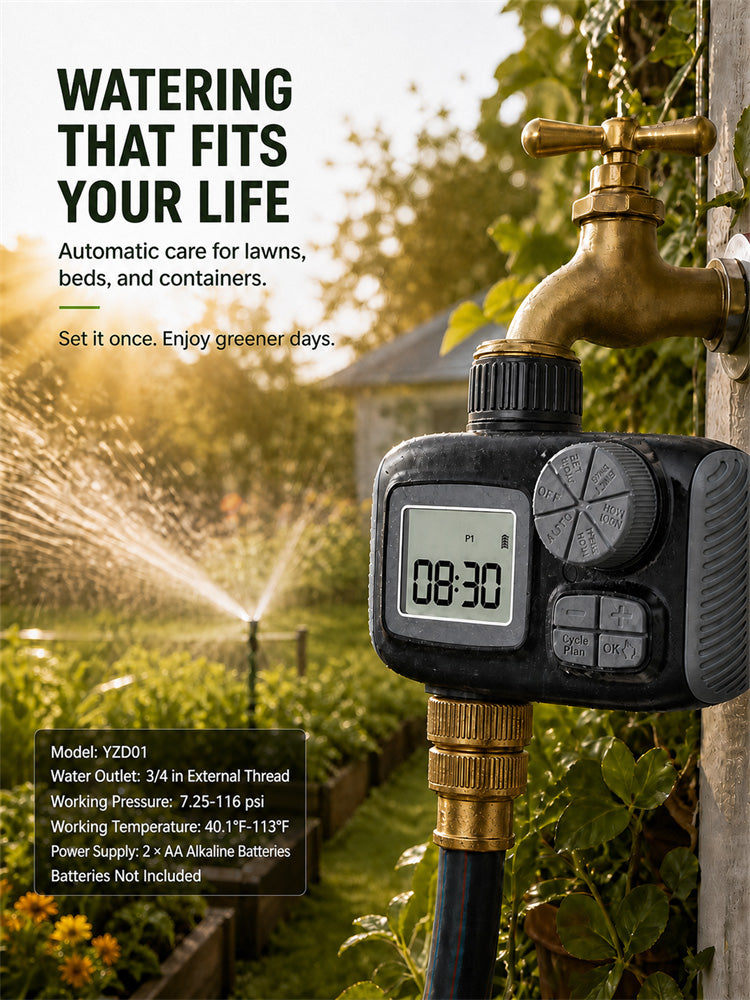 T002 YZD01 LCD Water Timer