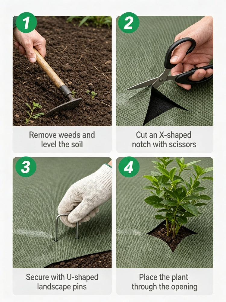 Degradable Weed Barrier Fabric