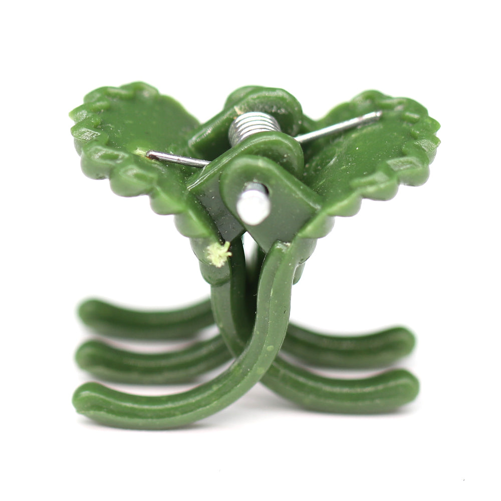 100PCS 5-Claw Army Green Phalaenopsis Orchid Plant Clips