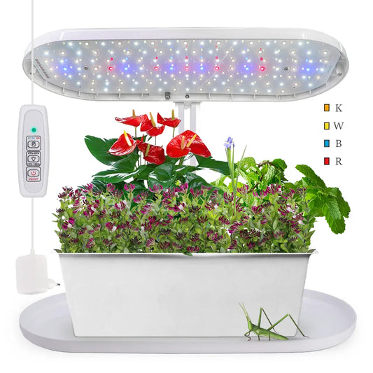 45x19x45CM Table Plant LED Grow Light with Tray with 4 Dimmable Levels