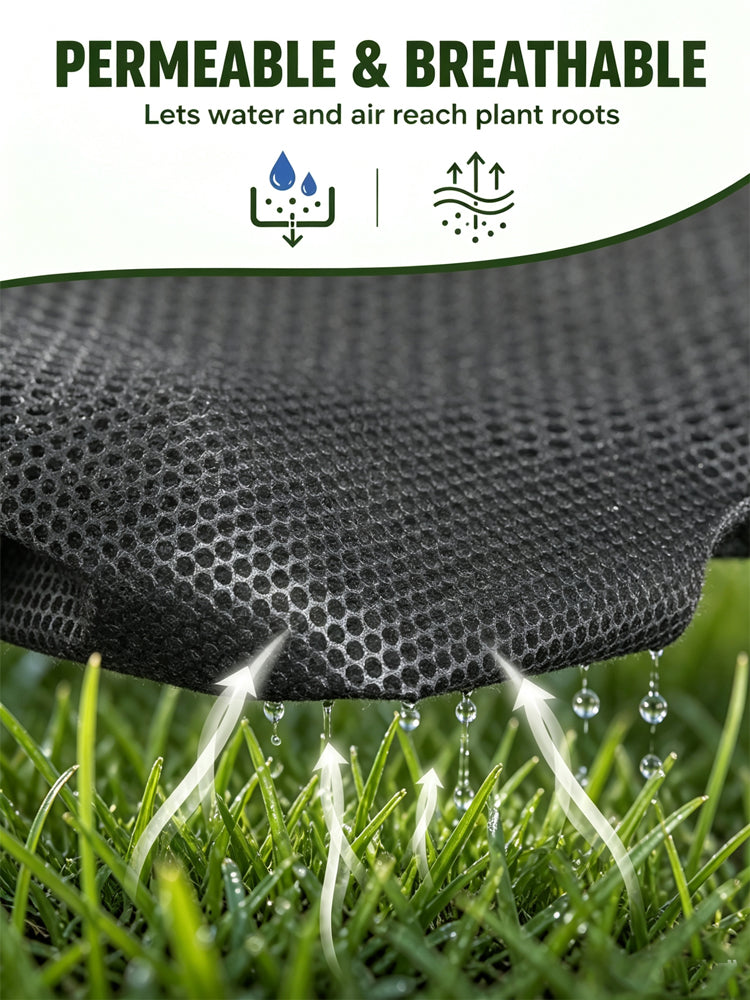 Degradable Weed Barrier Fabric with 8cm Holes