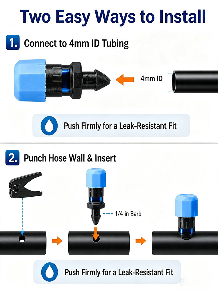 50PCS 0-260L/H Adjustable Dropper