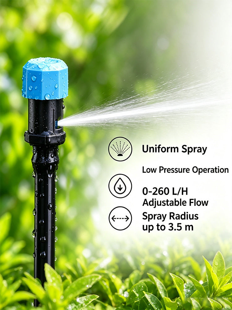 50PCS 0-260L/H Adjustable Dropper