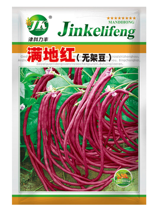 Mandihong Purple Yardlong Beans (No Trellis Required)