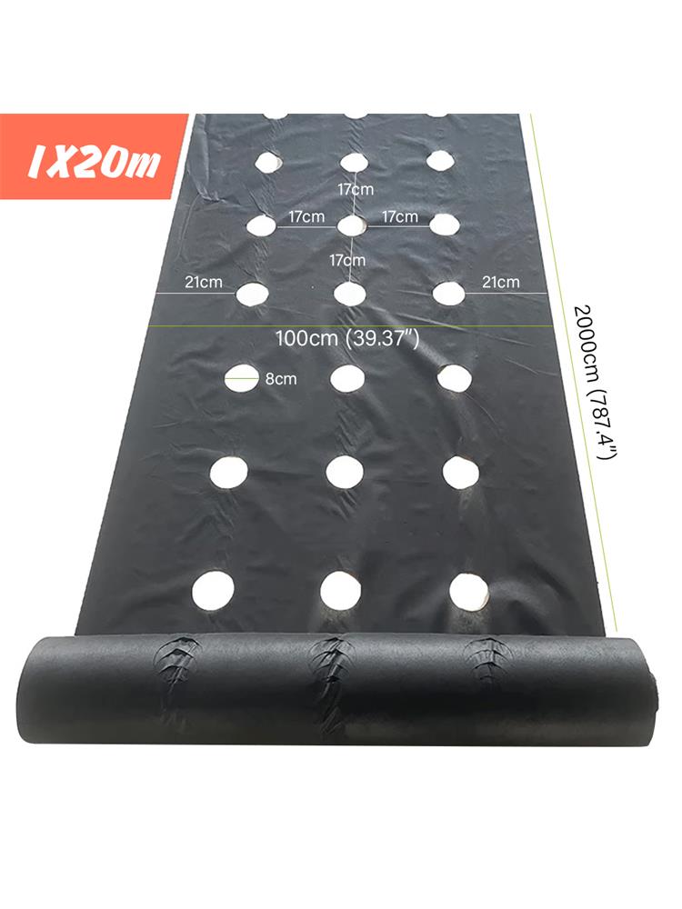 Degradable Weed Barrier Fabric with 8cm Holes