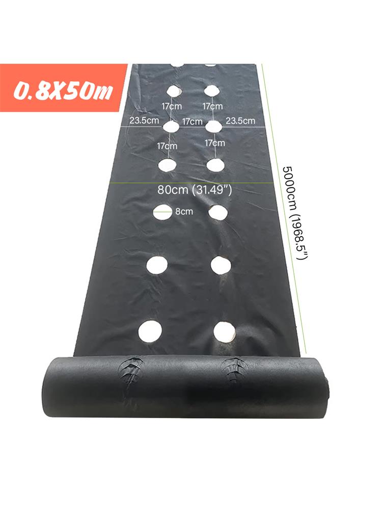 Degradable Weed Barrier Fabric with 8cm Holes
