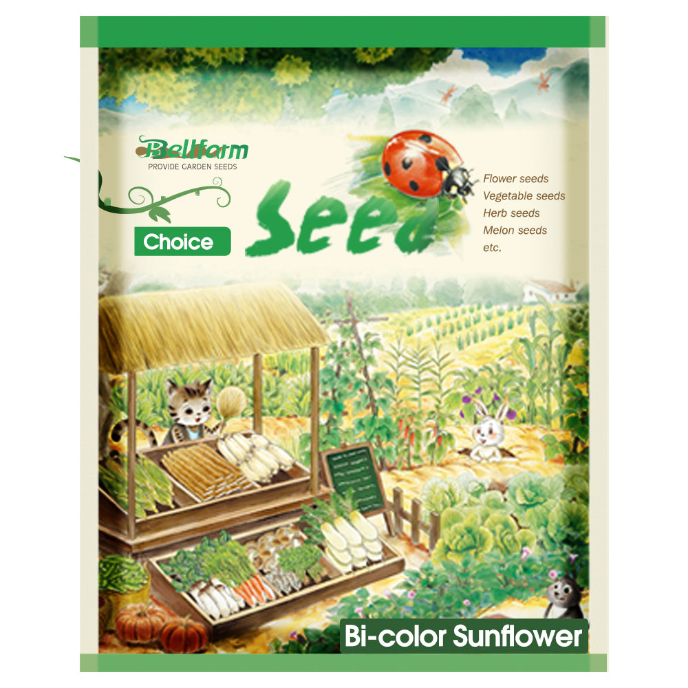 Bellfarm® Bi-Colour Sunflower Seeds (90cm)