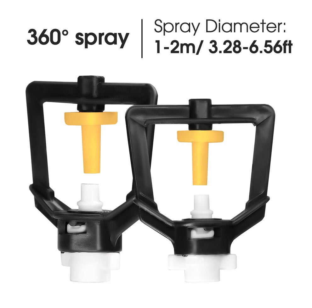 15-35L/h Refraction Misting Sprinkler with 22.5CM Stake, Fine Sprayer