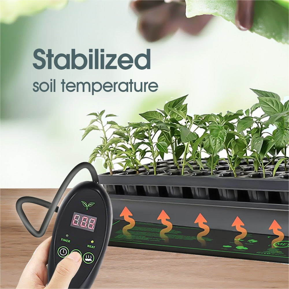 Seedling Heat Mat with Temperature Controller Soil Probe