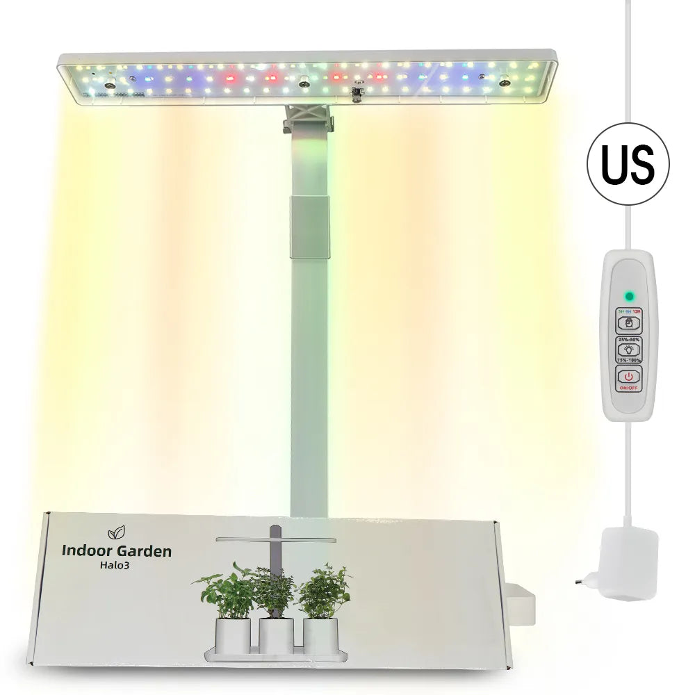 Up to 56CM Tall LED Grow Lights with 37x13CM Tray Hydroponics