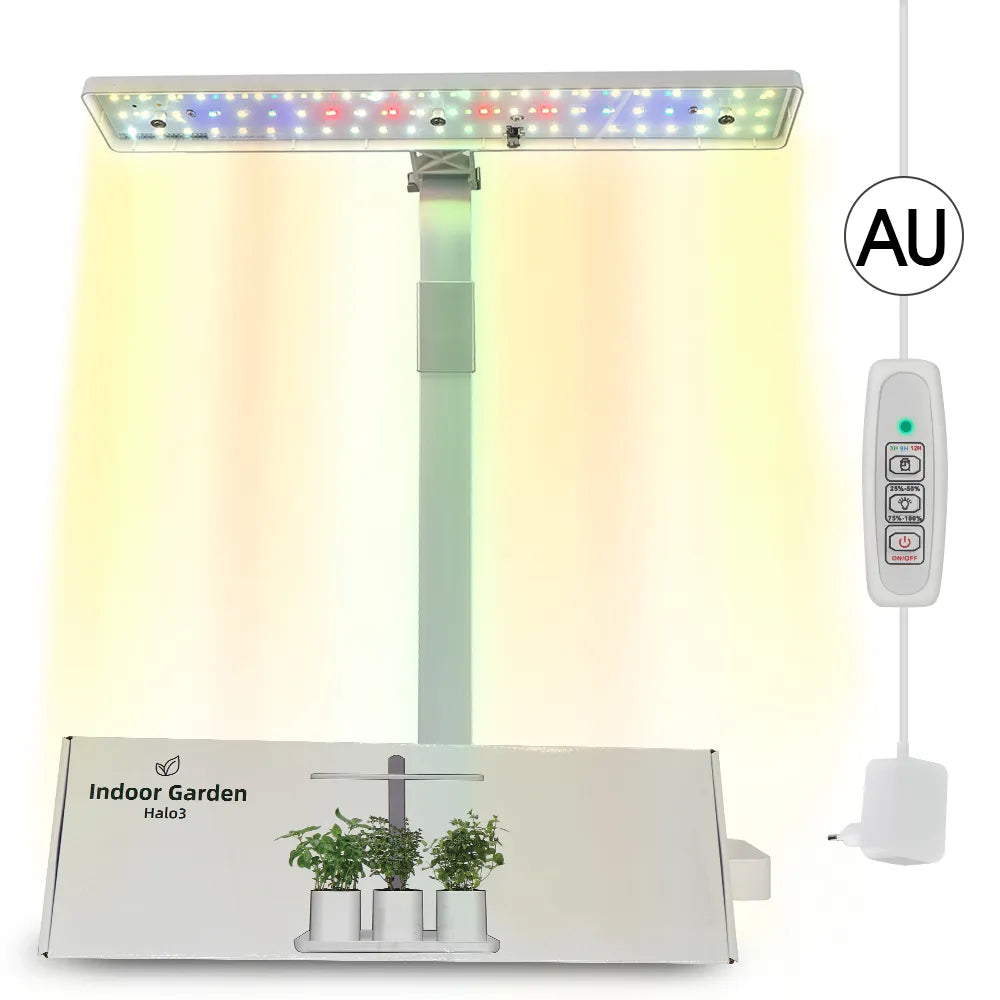 Up to 56CM Tall LED Grow Lights with 37x13CM Tray Hydroponics