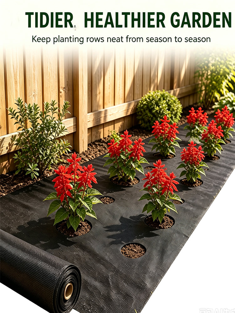 Degradable Weed Barrier Fabric with 8cm Holes