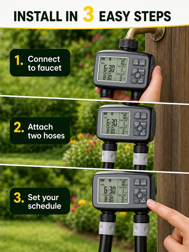 T003 YZD08 LCD Water Timer