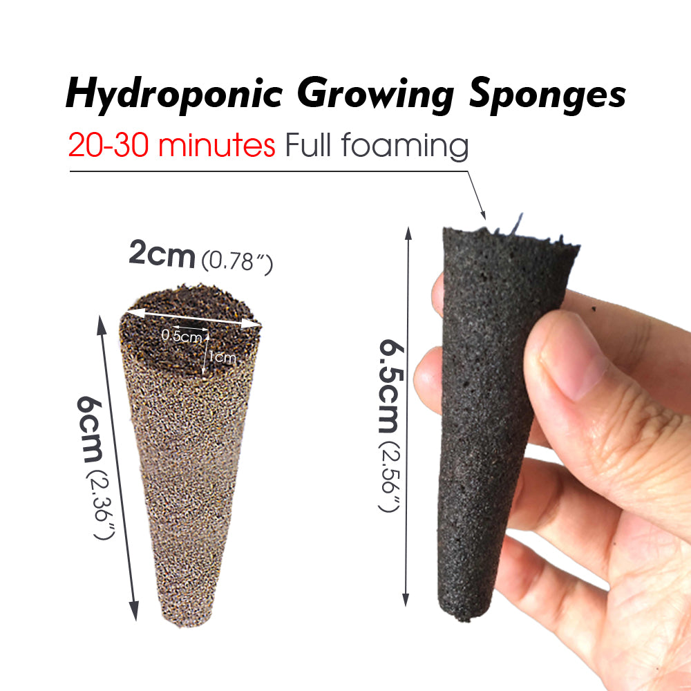 6x2CM Hydroponics Grow Sponges 50PCS
