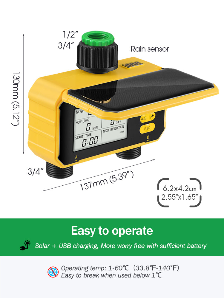 N245 Solar Timer, 2-Way