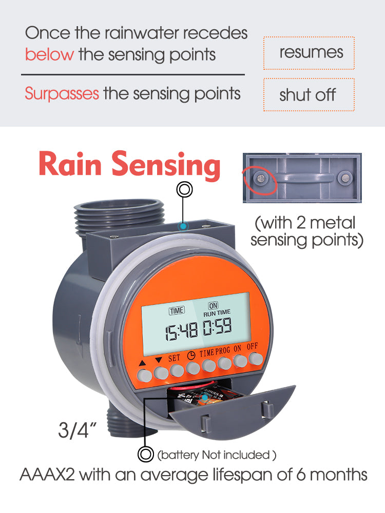 N193 Ball Timer, Rain Sensor