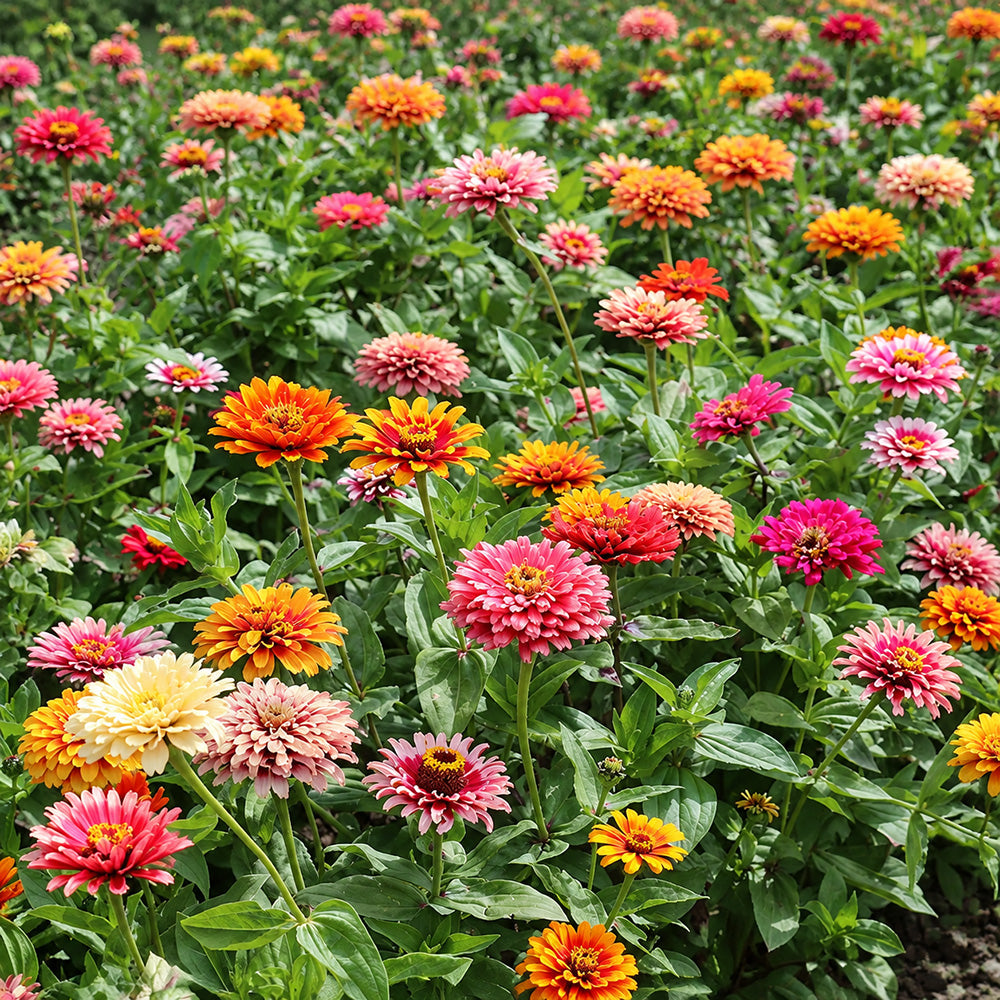 W1353 Candy Stripe Zinnia Mix