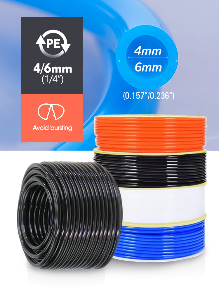 N263 1/4'' (4/6MM) PE Tubing