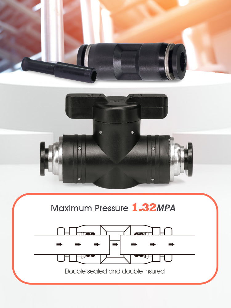 N262 1/4'' (4/6MM) PE / PU Tubing Fittings