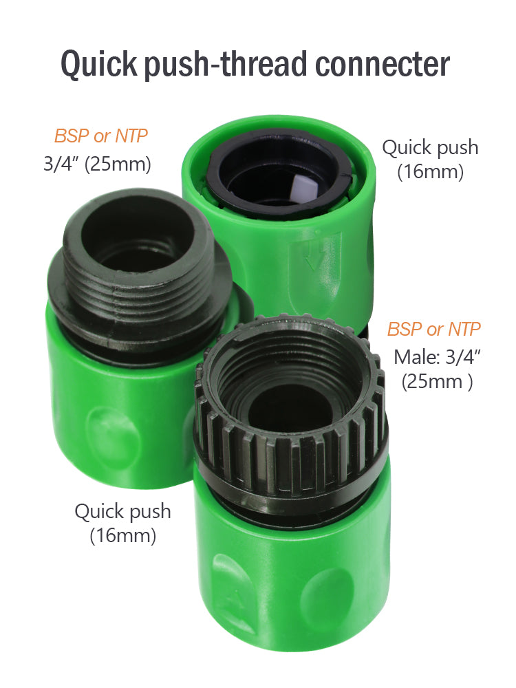 N277 Connecters 3/4'', Green