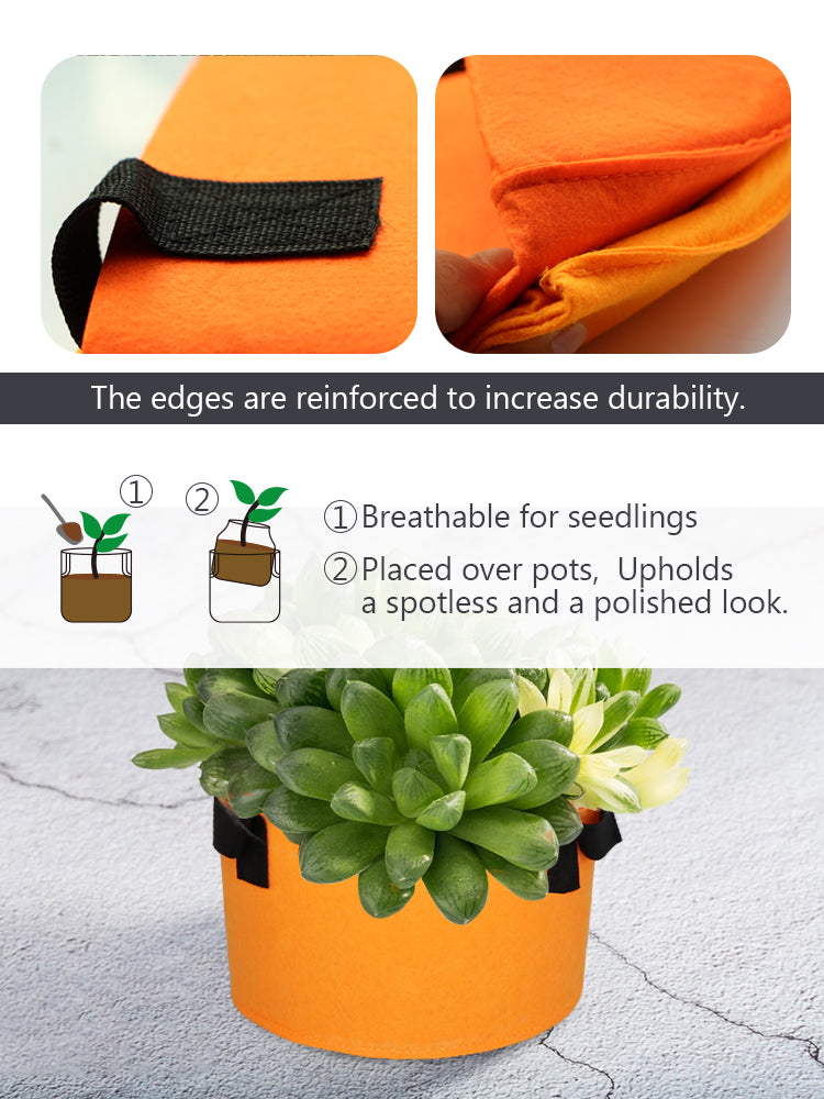 N666 'Orange' Eco Grow Bags