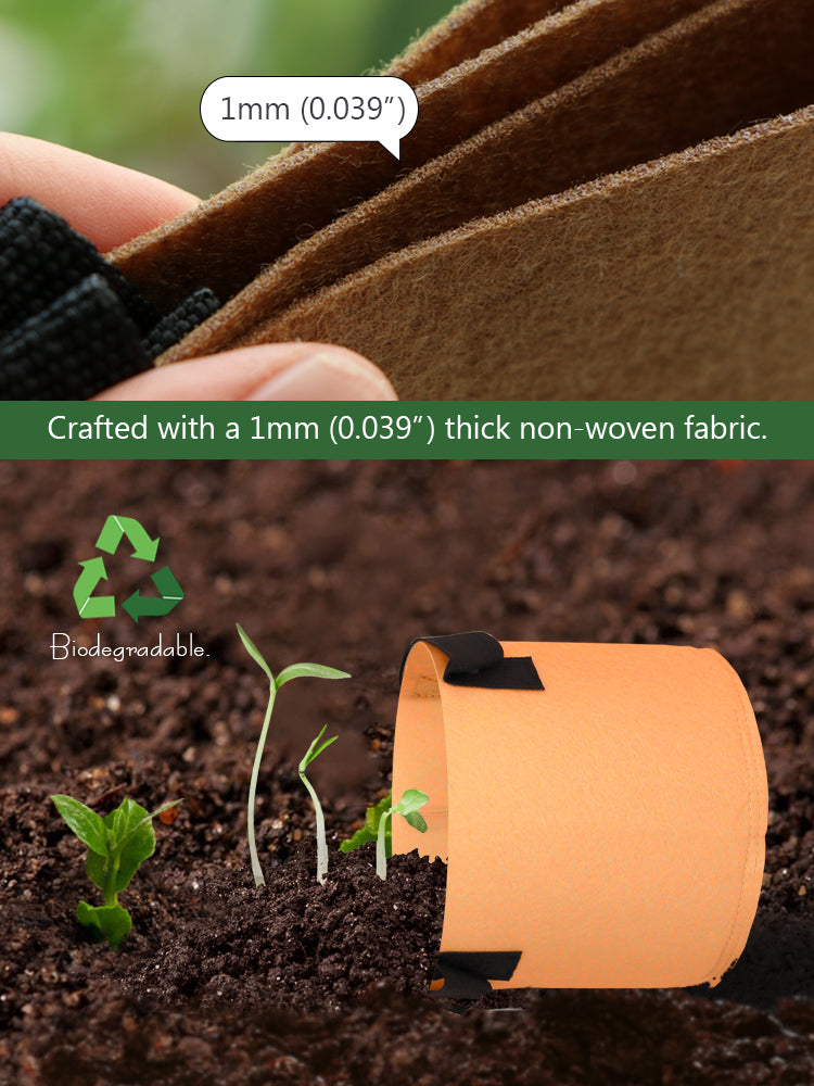 N666 'Brown' Eco Grow Bags