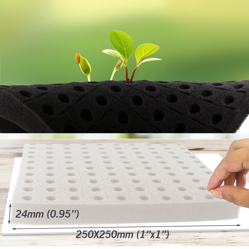 Hydroponic Sponge Planting Tool, Square Seedling Sponge, Greenhouse Soilless Cultivation for Small Bud Growth