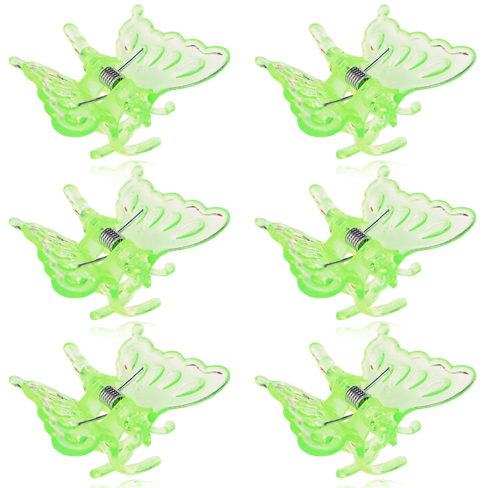 60PCS 20x35MM Colorful Butterfly Plant Clips